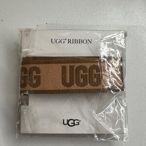 UGG Tan Logo Ribbon